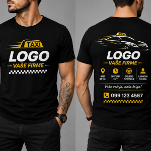 Personalizirana TAXI majica – neka vas putnici zapamte – Tvrtke