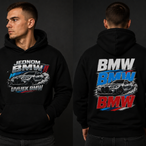 BMW Hoodie – „Jednom BMW, uvijek BMW“ | Dukserica s kapuljačom za BMW fanove