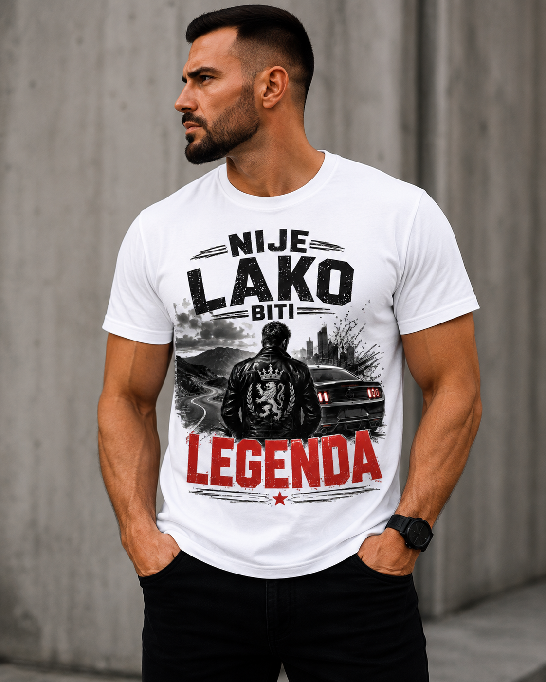 Nije lako biti legenda - muška majica – Muške majice