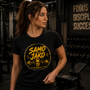 Samo jako | Muška i ženska fitness majica – GYM modeli