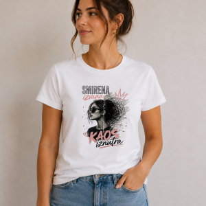 Smirena izvana. Kaos iznutra. – Ženske majice